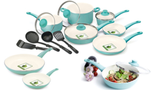 GreenLife 14-piece Nonstick Ceramic Cookware Set